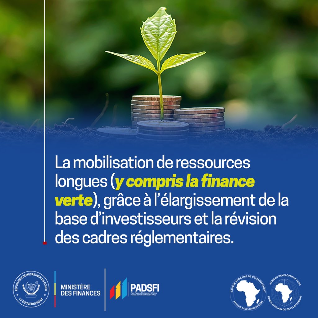 Le PADFSI vise à contribuer à la transformation structurelle de l’économie congolaise à travers la mutation de son système financier, qui passe par le développement d’un véritable marché financier, la stabilisation du secteur financier et l’inclusion financière des personnes