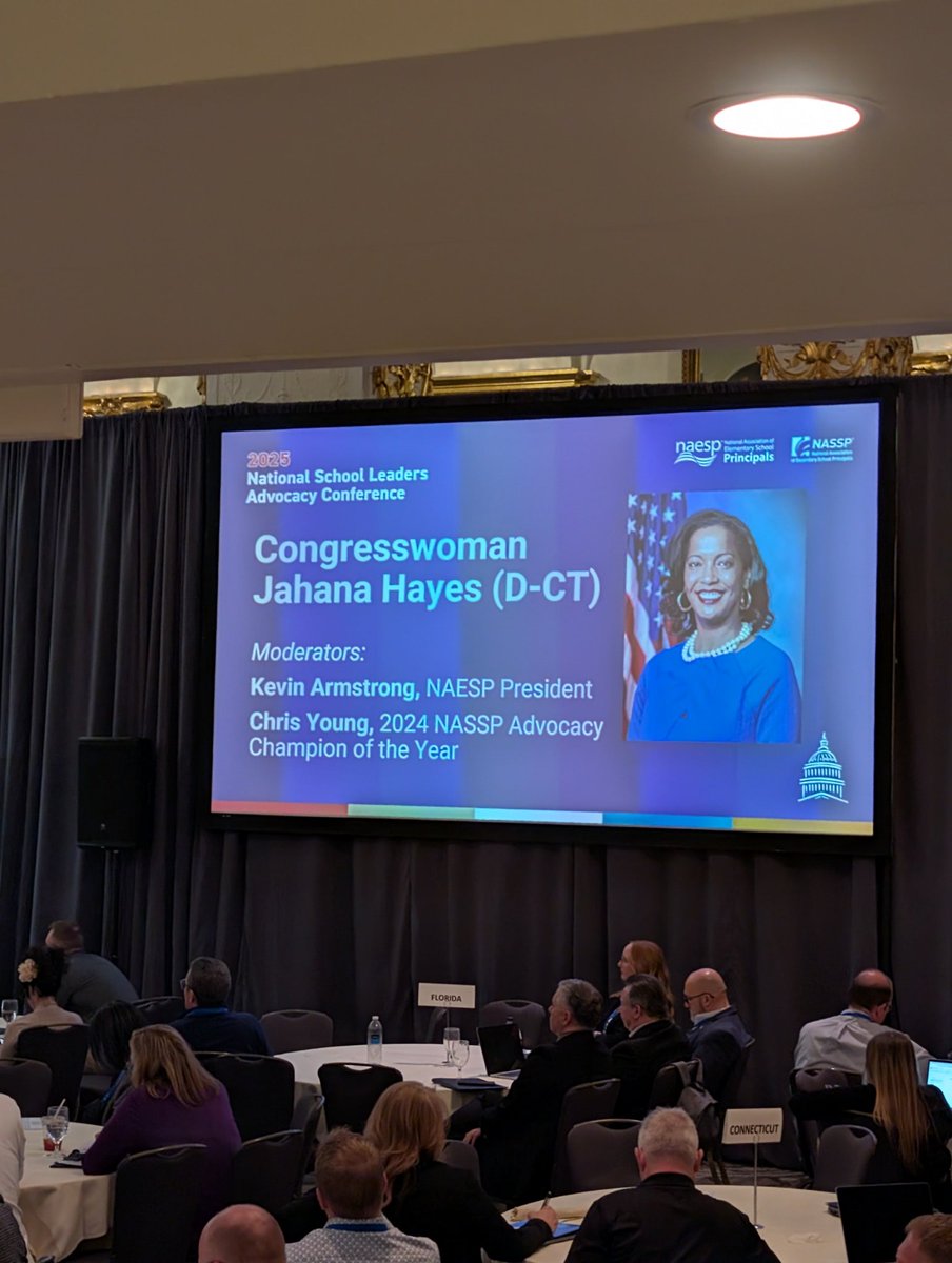 GarrettDukette's tweet photo. Thank you @RepJahanaHayes for your words of wisdom! #CTProud #principalsadvocate https://t.co/Uu10FZLzB3