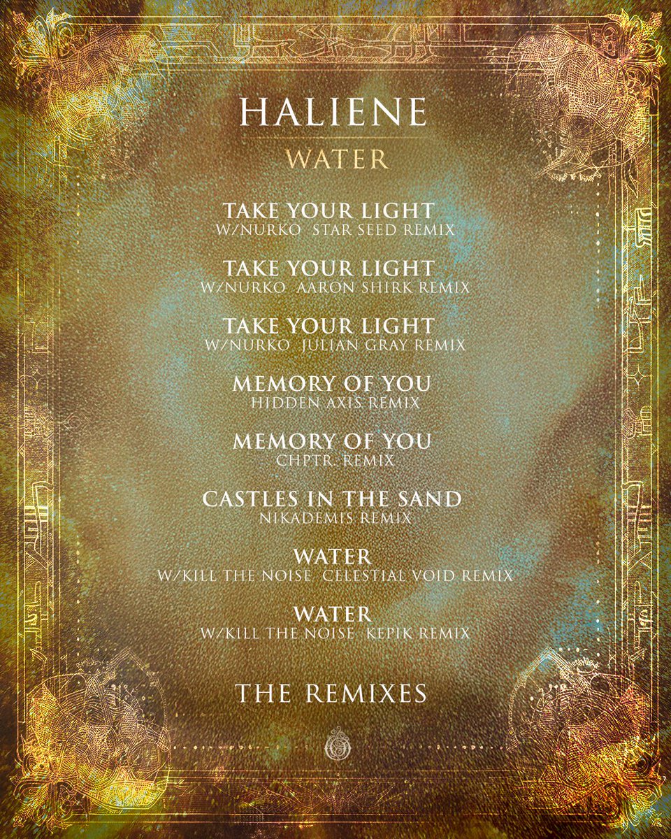 βπΈπππΌβπΌ (@haliene) on Twitter photo Announcing the most FIRE pack of remixes weβve ever put together for The WATER Remix EP, coming FRIDAY!π₯
Go PRE-SAVE this EP now and support these amazing artists ππΌ
ffm.to/waterremixes
Iβve got a sneak peek of each one over on my IGπ
<a href="/OpheliaRecords/">Ophelia Records</a> Announcing the most FIRE pack of remixes weβve ever put together for The WATER Remix EP, coming FRIDAY!π₯
Go PRE-SAVE this EP now and support these amazing artists ππΌ
ffm.to/waterremixes
Iβve got a sneak peek of each one over on my IGπ
<a href="/OpheliaRecords/">Ophelia Records</a>