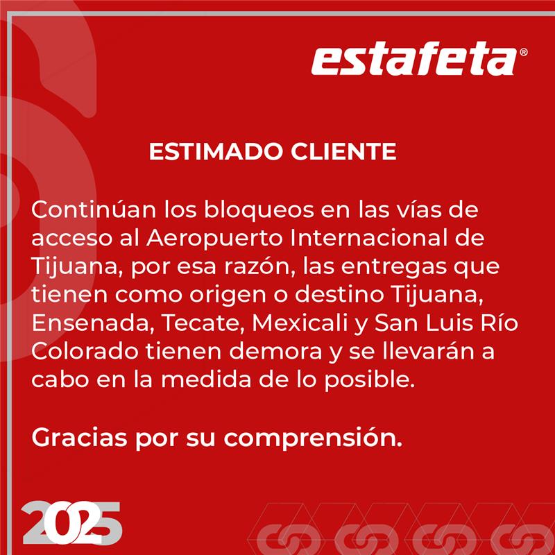 Estafeta tweet media
