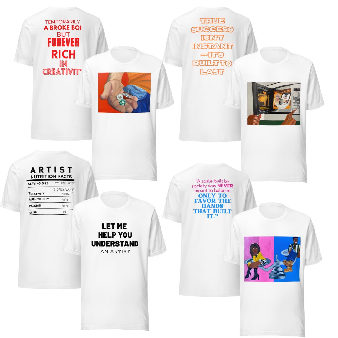 lpcre8ions's tweet photo. We asked, you answered and we delivered! Introducing our Canvas in Bloom collection comprised of graphic tees inspired by @LILPICASSO33 original artwork and inspirational quotes related to the themes in said artwork! Get yours starting on March 20th! https://t.co/fyiPXhrAZG