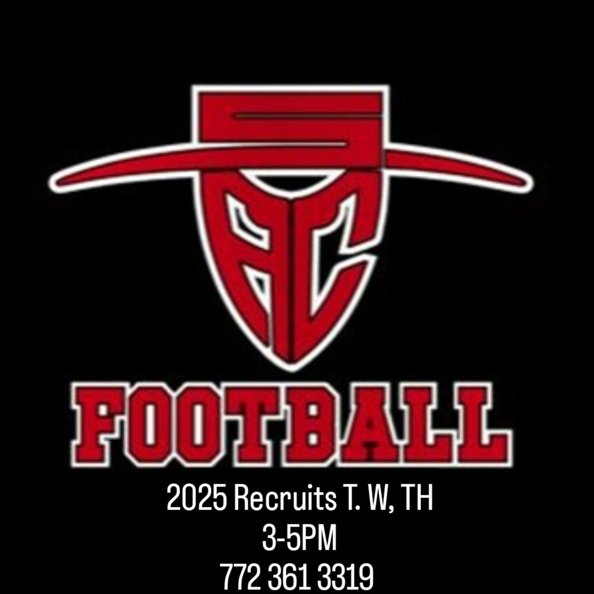 2025 Recruits were moving to National Division this year. Looking to fill spots everywhere. On campus visits Today, Wednesday and Thursday between 3-5pm. Our family vs. Their team. 772 361-3319 or inbox me. Time ticking!