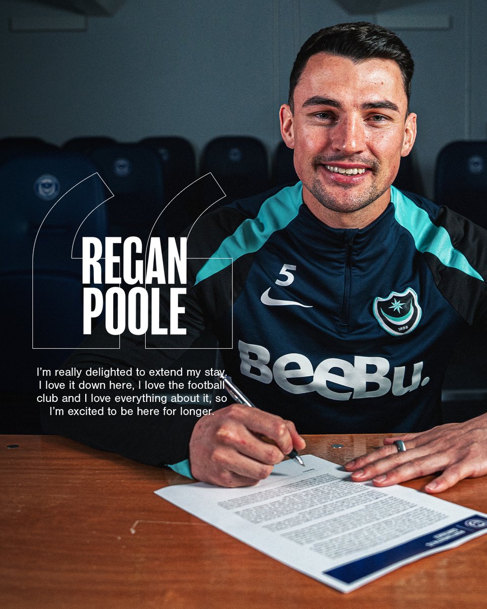 The feeling's mutual, <a href="/ReganPoole/">Regan Poole</a>. 🤝💙

#Pompey