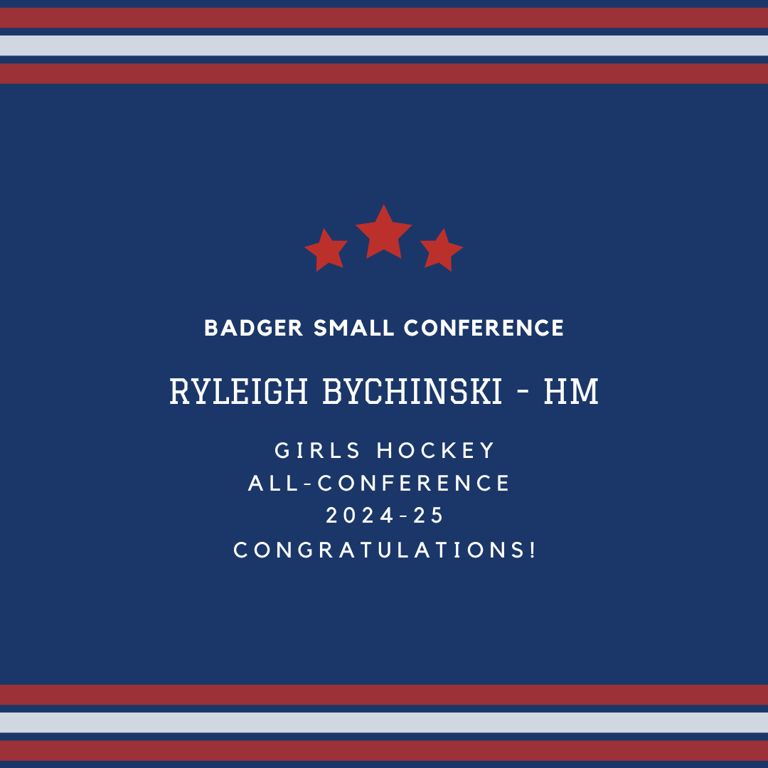 Congratulations to our All-Conference girls hockey players! #reedsburgpride #teamreedsburg