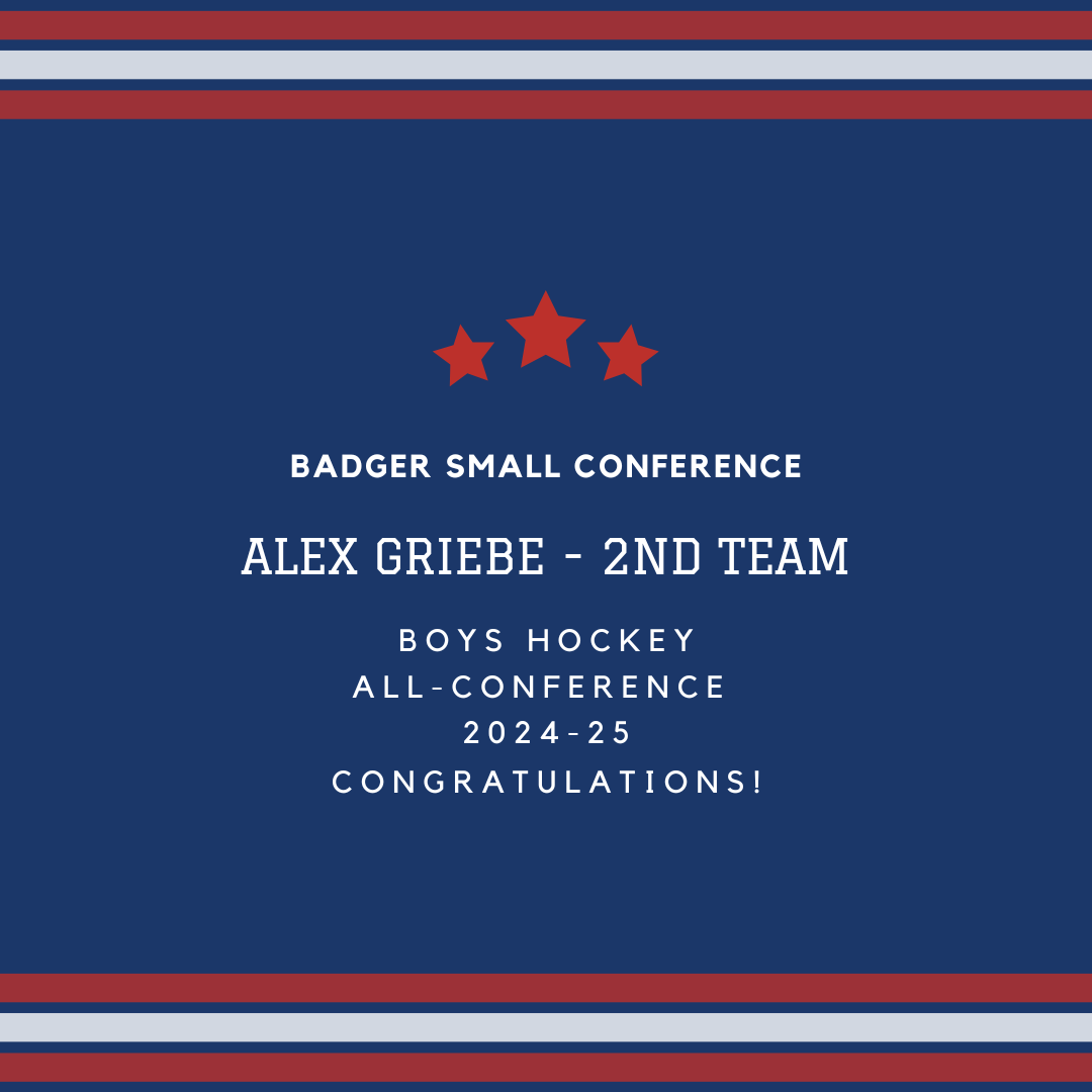 Congratulations to our All-Conference Boys Hockey Players! #reedsburgpride #teamreedsburg