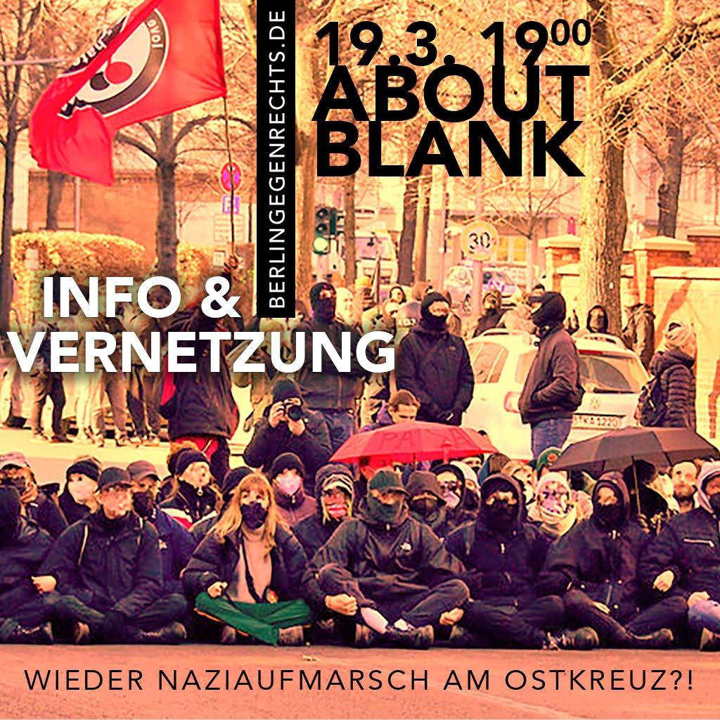 Nordkiez75's tweet photo. #b2203 Schon wieder Naziaufmarsch in #Fhain? #noNazis
Info & Vernetzung - bitte weiterleiten!
#AboutBlanc Mittwoch #b1903 19:00 #b1203 https://t.co/lYbCawKxtA