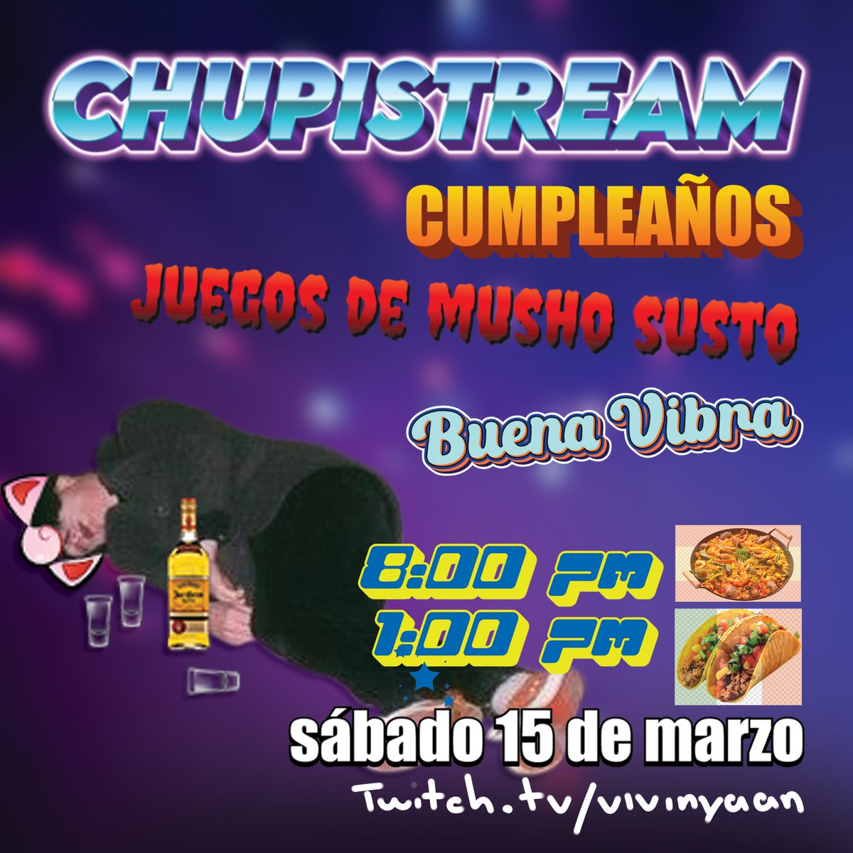 vivinyaann's tweet image. Regreso express de mi retiro espiritual chambeador para embriagarme en sana compañía por mi cumpleaños en mi canal de tuich 💃✨
Nos vemossssssssss 🐥