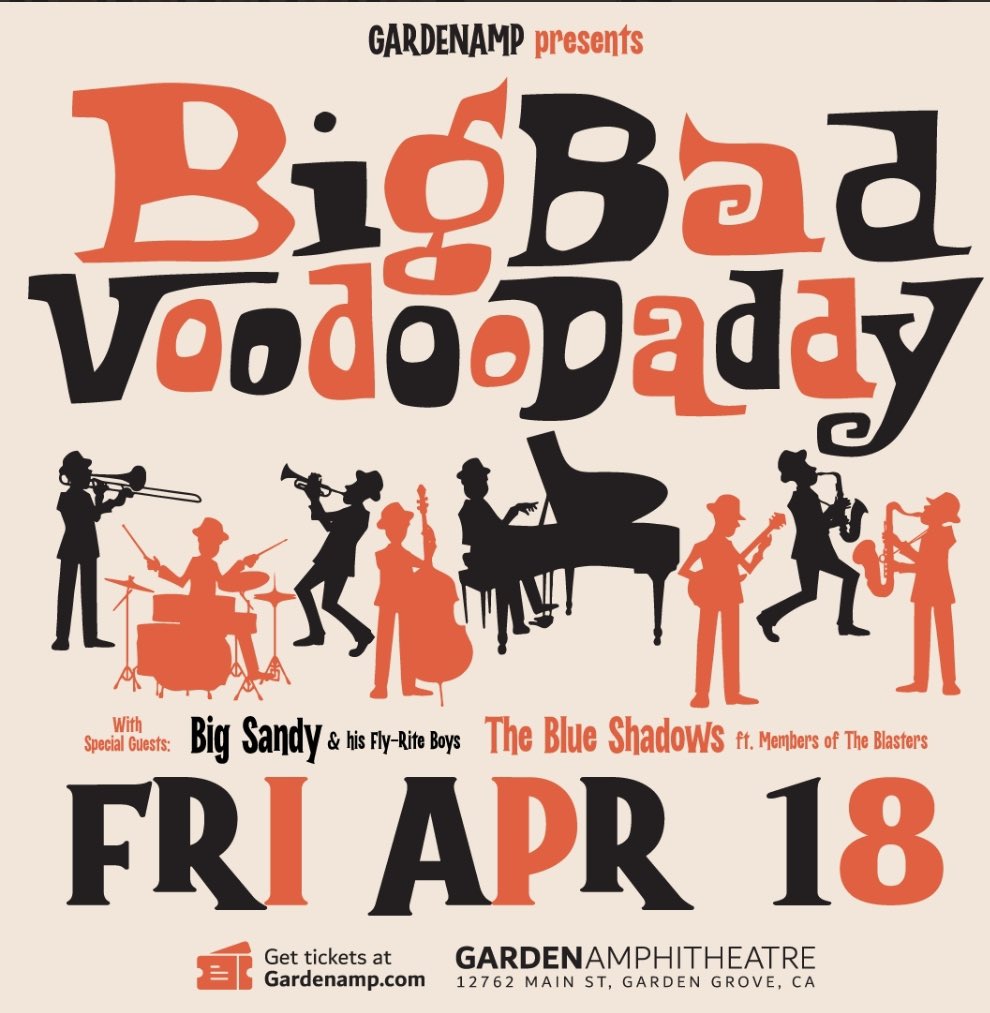 April 18th couldn’t come faster! Find us at Garden Amphitheatre! Tickets: tinyurl.com/539rdaek