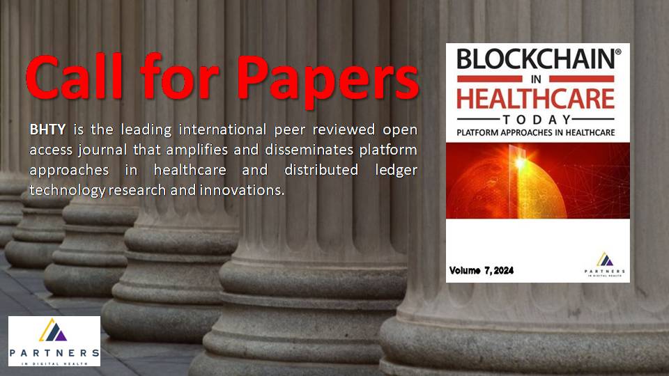 THMToday's tweet image. Blockchain in Healthcare Today (BHTY) is the leading international open access peer reviewed journal that is dedicated to advancing scientific #researchinnovation and the application of #platformtechnologies in #healthcare and life sciences. Fields of interest encompass a diverse…