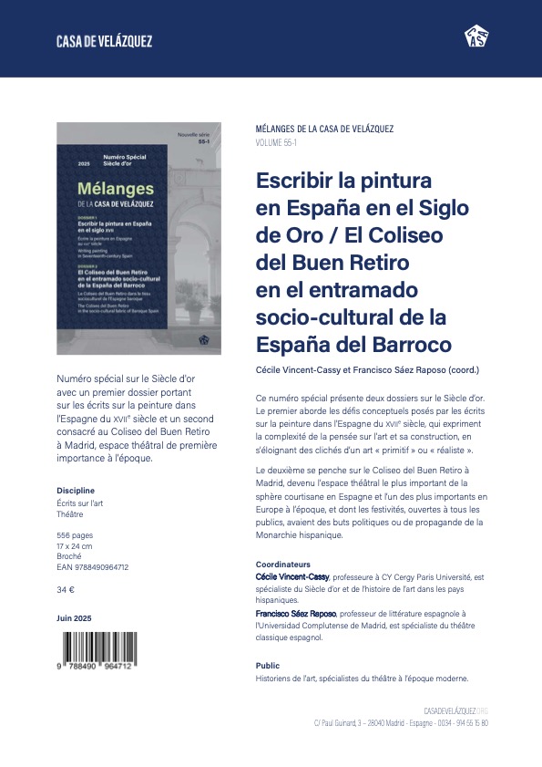 fimitco's tweet image. Escribir la pintura en España en el Siglo de Oro / El Coliseo del Buen Retiro en el entramado socio-cultural de la España del Barroco.
#fimitco #numeroespecial #escribir #siglodeoro