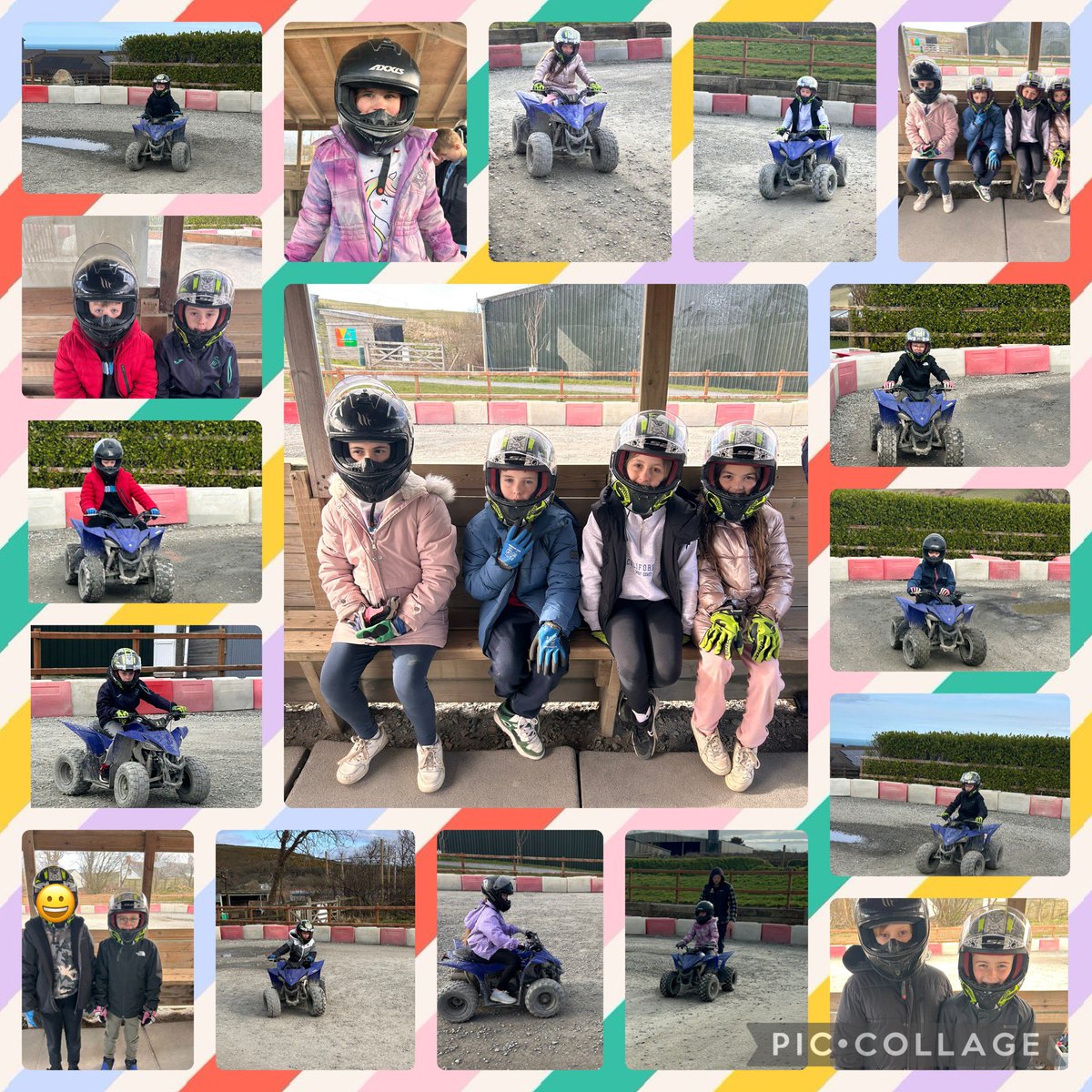 Year 5 were having a ‘wheelie’ good time on the quad bikes! 🛞
