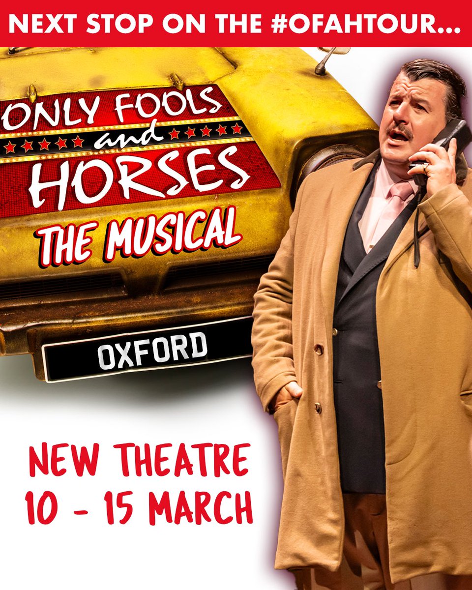 Only Fools and Horses The Musical (@ofahmusical) on Twitter photo Boycie’s on the blower to the <a href="/NewTheatreOx/">New Theatre Oxford</a> box office, trying to get his hands on the final remaining seats for this week’s performances of #OFAHMusical! 🎟️📞 Boycie’s on the blower to the <a href="/NewTheatreOx/">New Theatre Oxford</a> box office, trying to get his hands on the final remaining seats for this week’s performances of #OFAHMusical! 🎟️📞
