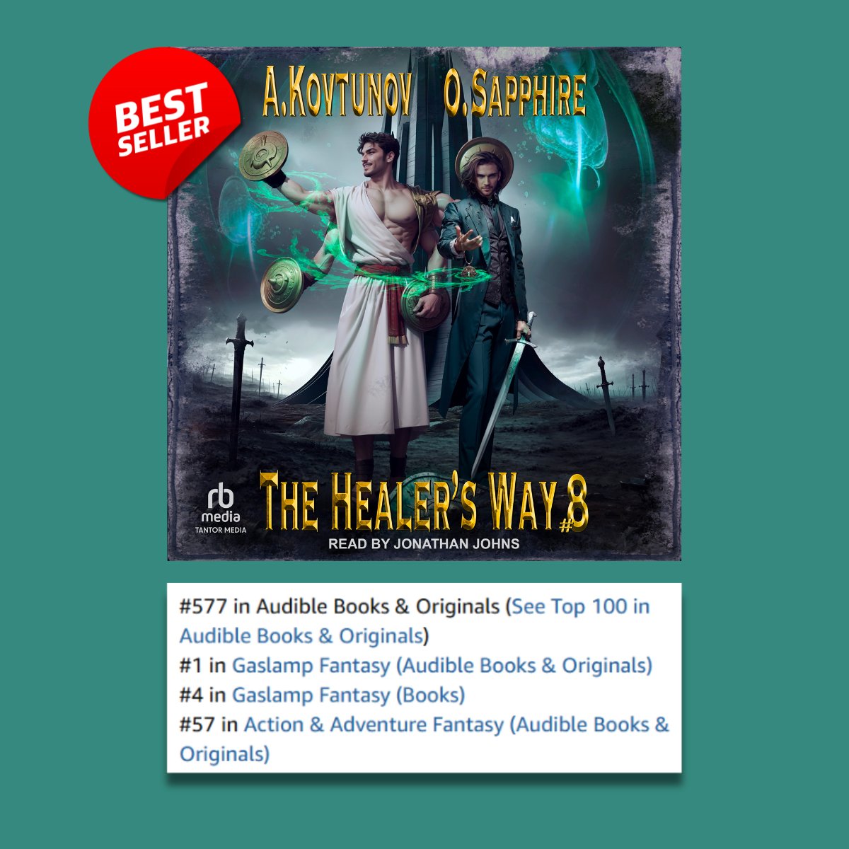 The Healers Way is a BEST SELLER! 

Lets see how low it'll go! 

<a href="/audible_com/">Audible</a> <a href="/TantorAudio/">Tantor Audio</a>