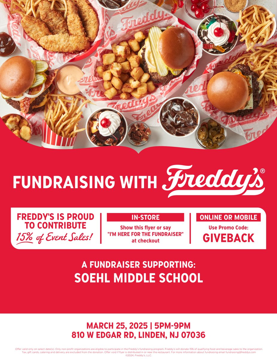 Please see the flyer for information about a fundraiser supporting our PTA!