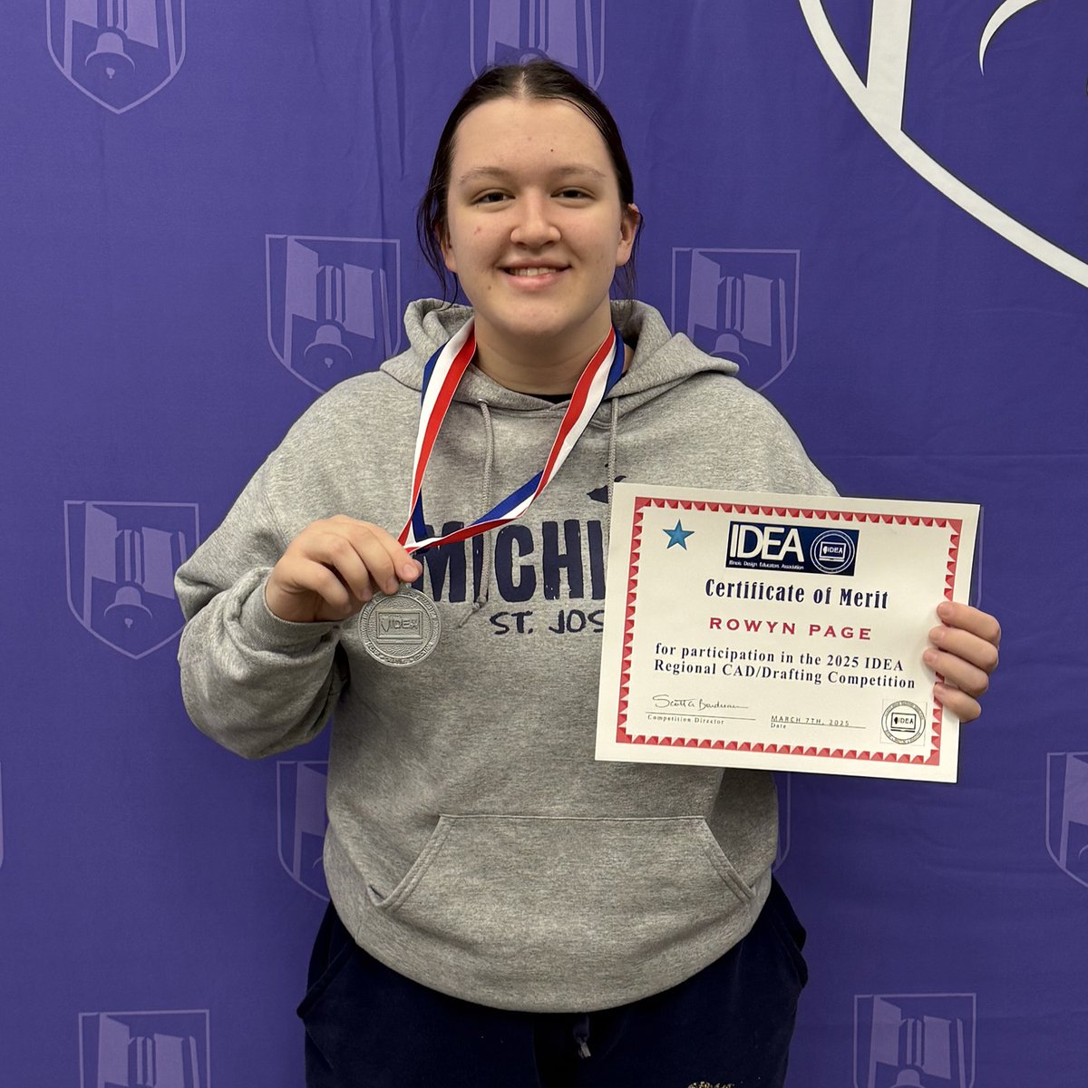 Lemont High School (@lemont_hs) on Twitter photo <a href="/Lemont_HS/">Lemont High School</a> students combined for six medals at last week's Illinois Design Educators Association regional competition, and three students (Hubert Bydlon, Mirella Miazga, Rowyn Page) earned berths to April's state competition! #WeAreLemont <a href="/Lemont_HS/">Lemont High School</a> students combined for six medals at last week's Illinois Design Educators Association regional competition, and three students (Hubert Bydlon, Mirella Miazga, Rowyn Page) earned berths to April's state competition! #WeAreLemont