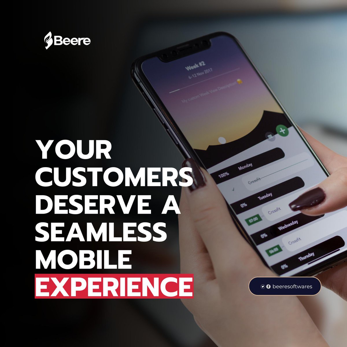 Beeresoftwares's tweet photo. From e-commerce to service apps, we build it all. Ready to launch yours?
#MobileAppDevelopment #UserExperience
#beeresoftwares #beere #beereagency #togetherwecreate https://t.co/QKh26aQGCF