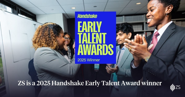 RodolfoLuzardo's tweet photo. Exciting news! ZS has been recognized with the 2025 Handshake Early Talent Award for our commitment to empowering early career professionals! #LifeatZS #EarlyTalent #HandshakeAward https://t.co/5fbuoXO456 https://t.co/5j3hNScknw