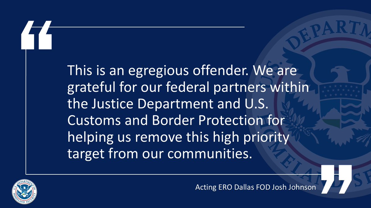 ICE Dallas arrests Mexican national convicted of killing man and setting body on fire without prison time ice.gov/news/releases/…
