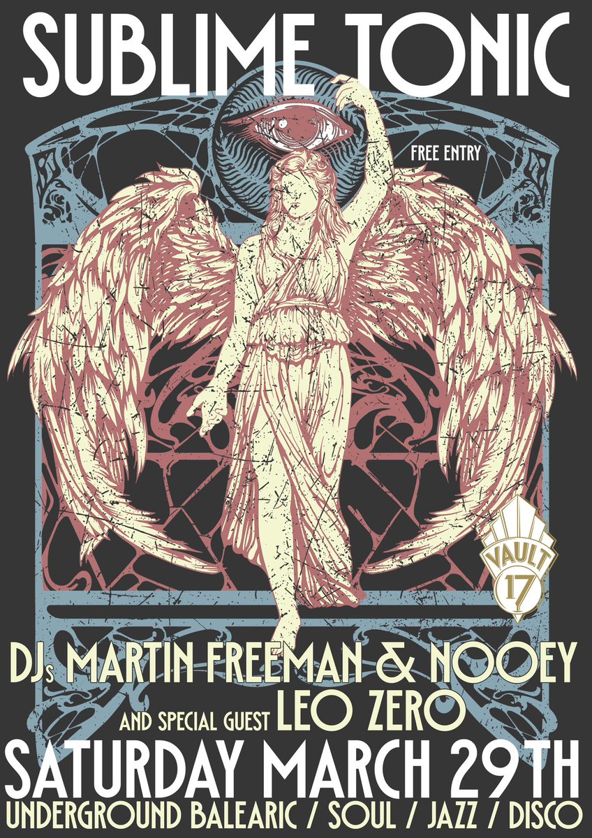 shakeyour_booty's tweet photo. Looking forward to a full house for the next Sublime Tonic with guest dj LeoZero gracing the decks. On Saturday 29th March. Get it in your diary ❤️
#leozero #leozerostudio #djnooey #djmartinfreeman #sublimetonic #vault17 #balearic #funk #disco #jazz #goodvibes #goodvibesonly https://t.co/11MgDYwfqJ