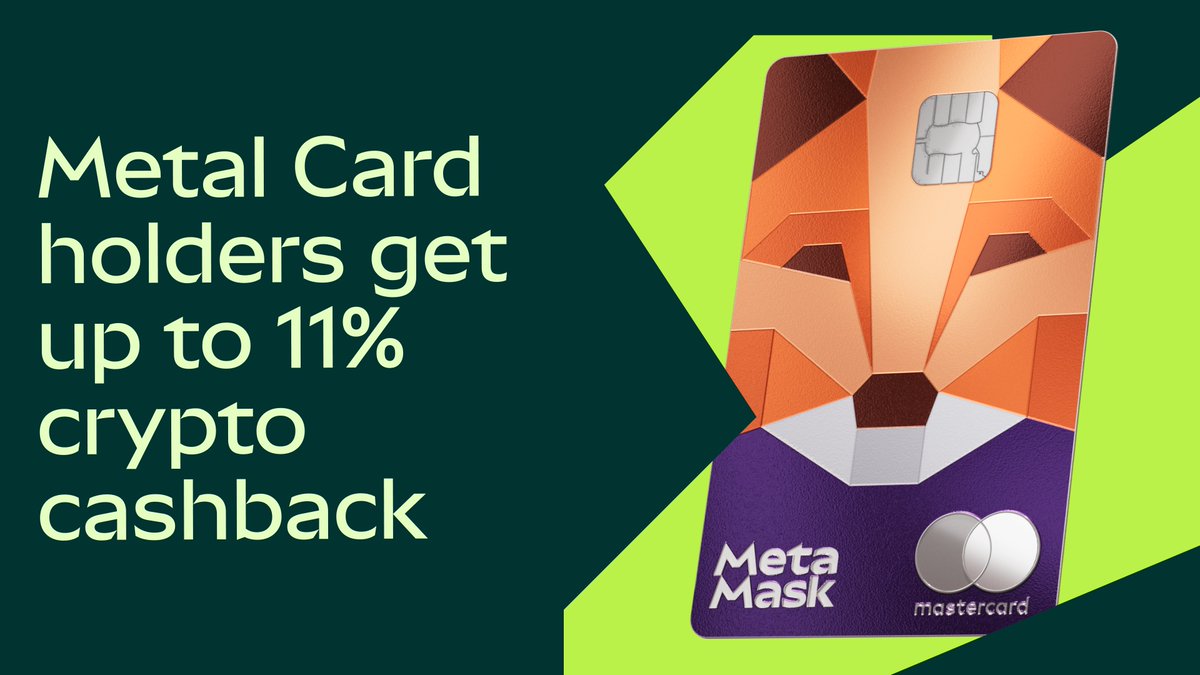 MetaMask Card holders are getting all the rewards. 💰 1% USDC cashback (3%  if you use the Metal card!) 💰 up to 8% additional rewards with Coinmunity  Cashback 🤯