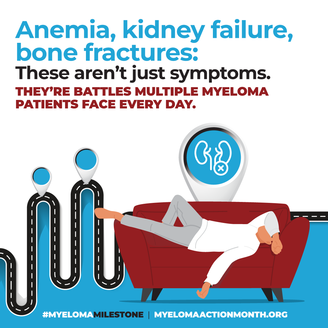Multiple myeloma may present significant challenges, and patients battling this cancer show incredible strength and resilience throughout their journey.  Sharing and raising awareness helps others understand the disease.
#MyelomaActionMonth #MyelomaMilestone #RaiseAwareness