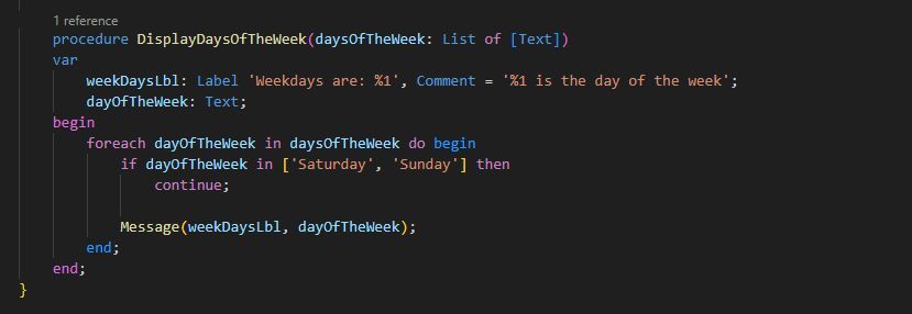 📢 Business Central Tip (Developer) 

AL now supports the Continue statement. 

From runtime version 15.0, the continue keyword in loops can be used to continue to the next iteration. 

More Info: tharangac.com/2025/03/al-now… 

#MSDyn365BC #BusinessCentral #TipsWithTC #Microsoft #ERP