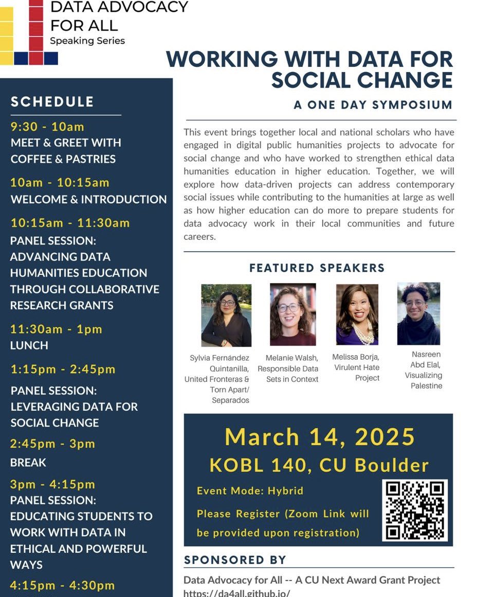 TransborderDH's tweet image. 🌐 Hello TBDH community!

Tune in for a Symposium session with Dr. Fernández!

-
🌐 ¡Hola, comunidad TBDH!

Los esperamos ver en el simposio presentando a Dra. Fernández!

#TransborderDH #Borderlands #GlobalDH #TBDH #BorderStudies #SanAntonioEvents #Humanidadesdigitales