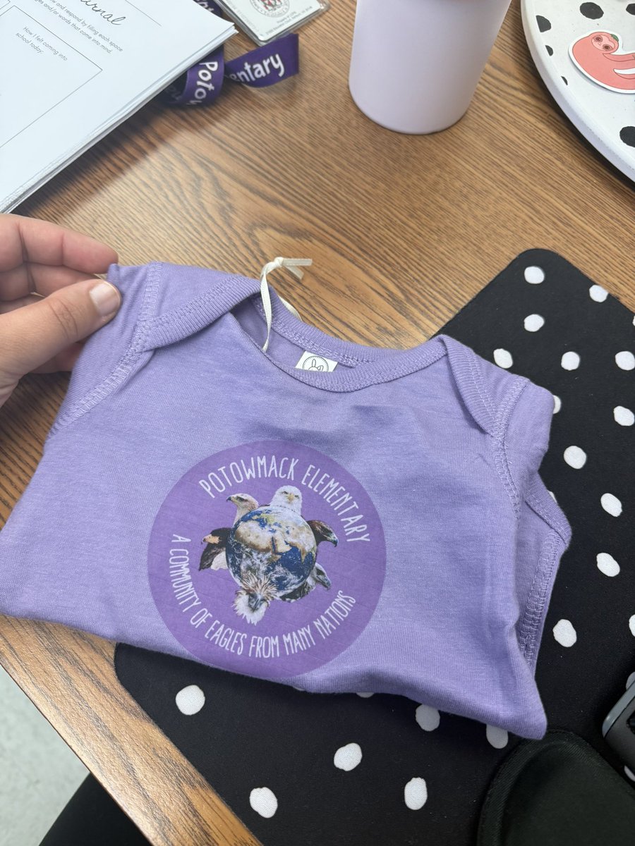Mrs. Amirifar (@mrsamirifar) on Twitter photo Future PMK Eagle coming soon! Thanks <a href="/mhayden2004/">EducationMatters</a> for the cute onesie 💜 <a href="/PotowmackES/">Potowmack Elementary School</a> Future PMK Eagle coming soon! Thanks <a href="/mhayden2004/">EducationMatters</a> for the cute onesie 💜 <a href="/PotowmackES/">Potowmack Elementary School</a>