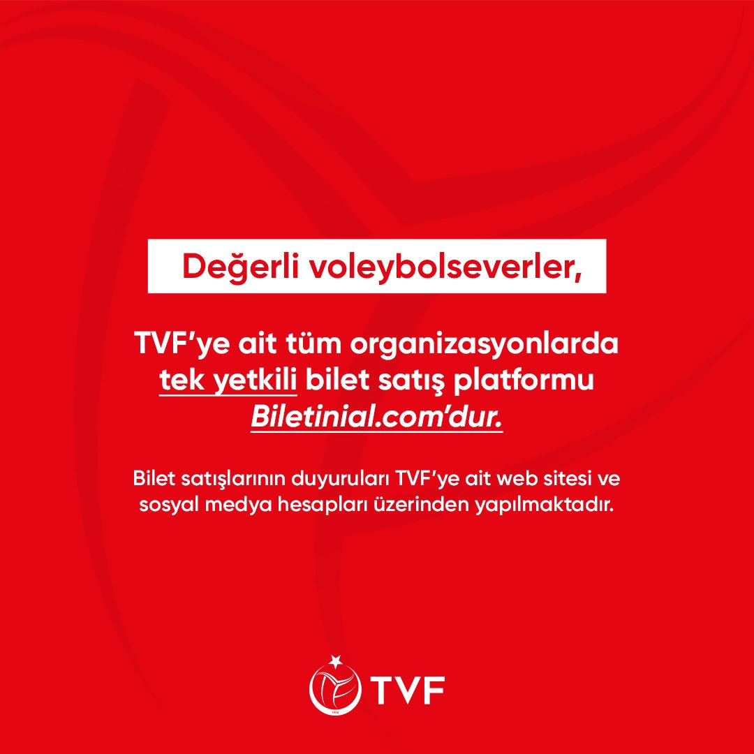 Türkiye Voleybol Federasyonu tweet media
