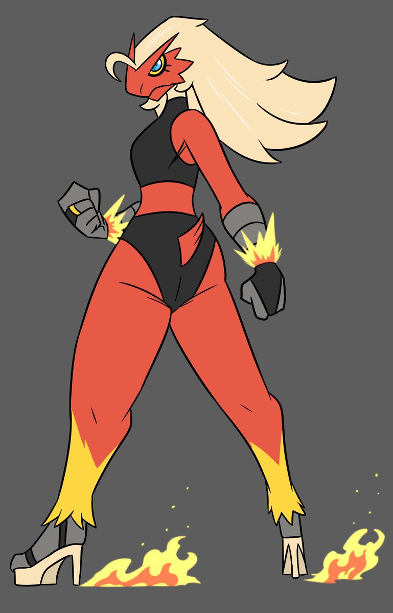 blaziken in heels