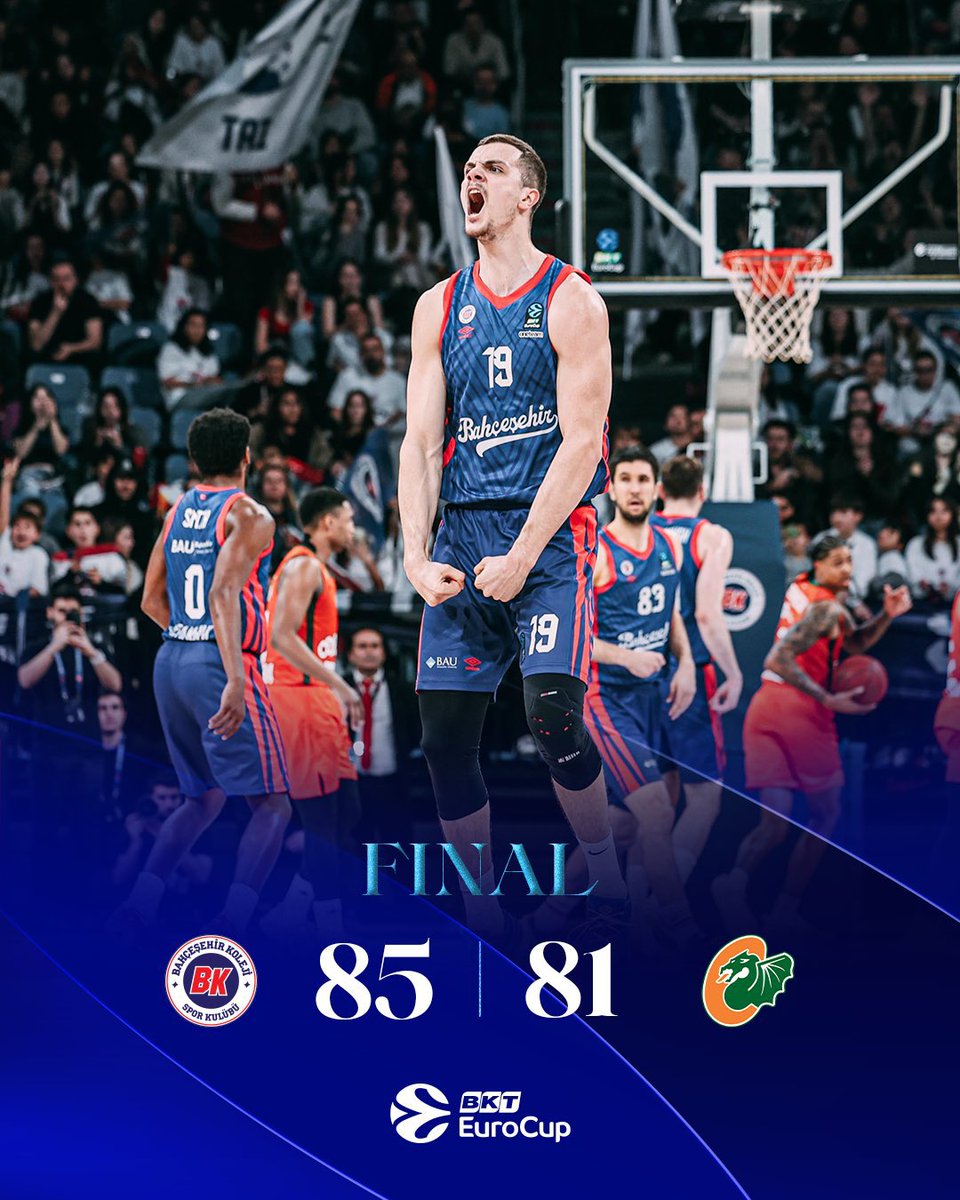 onur mumin (@onurmumin1) on Twitter photo 🔥 EUROCUP’TA YARI FİNALDEYİZ! 💪
BKT EuroCup | Çeyrek Final | Maç Sonucu | Bahçeşehir Koleji 85 - 81 Cedevita Olimpija
<a href="/BKBasketbol/">Bahçeşehir Koleji Spor Kulübü</a> 🔥 EUROCUP’TA YARI FİNALDEYİZ! 💪
BKT EuroCup | Çeyrek Final | Maç Sonucu | Bahçeşehir Koleji 85 - 81 Cedevita Olimpija
<a href="/BKBasketbol/">Bahçeşehir Koleji Spor Kulübü</a>