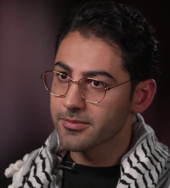 NizNellie3's tweet photo. 🚨 Hi, Pam. @TheJusticeDept  Hi, Marco. @SecRubio 

This is Mohsen Mahdawi. He's co-President of the Palestinian Student Union and organizer of pro-Hamas rallies. He appeared on 60 Minutes justifying the Oct 7th massacre.

 He's currently at Columbia on a student visa. https://t.co/ZXGV8Gi9nA