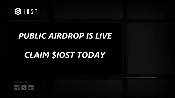 leobeierc's tweet photo. 📢 IOST is excited to announce First Public Airdrop Live

Public Can Claim $IOST Token Now

LINK : https://t.co/WKHNSgvP6N

Your reward is based on your MultiChain activity.

https://t.co/BUpE5tMVzn

#Binance #Bybit #Bitget #coin #crypto #blockchain https://t.co/SL8gj6LVZJ