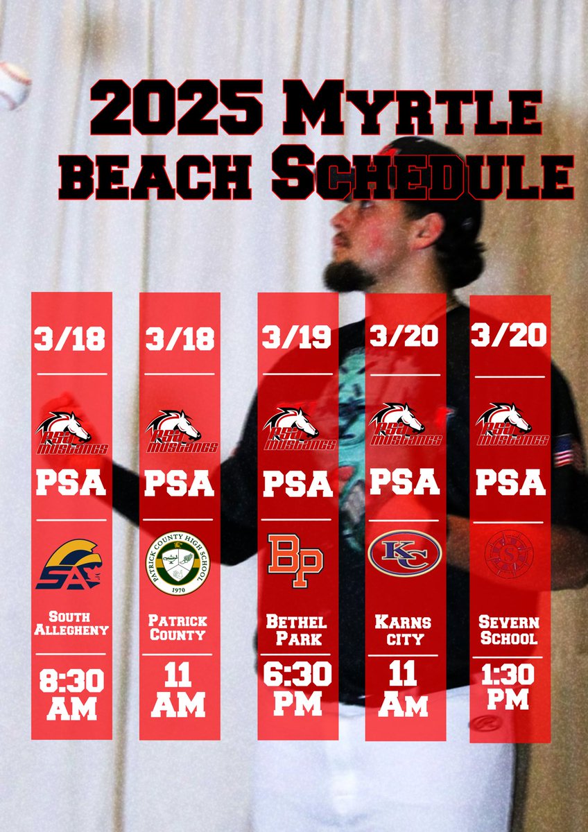 PSABaseball (@_psabaseball) on Twitter photo Putnam Science Academy Baseball⚾️Myrtle Beach SC vs VA, PA, & MD Opening Day 3/18 #psafamily 🌴✅ <a href="/AthleticsPsa/">PSA_Athletics</a> <a href="/PSA_Mustangs/">Putnam Science Academy</a> <a href="/_PSABaseball/">PSABaseball</a> <a href="/bhetu46/">Bob Hetu</a> <a href="/NE_Baseball/">NE Baseball Journal</a> <a href="/PBRNewEnglandT/">PBR New England Tournaments and Scouting Coverage</a> Call Coach Hetu 860-593-2158 <a href="/EastonBaseball/">Easton Baseball</a>🇺🇸 Putnam Science Academy Baseball⚾️Myrtle Beach SC vs VA, PA, & MD Opening Day 3/18 #psafamily 🌴✅ <a href="/AthleticsPsa/">PSA_Athletics</a> <a href="/PSA_Mustangs/">Putnam Science Academy</a> <a href="/_PSABaseball/">PSABaseball</a> <a href="/bhetu46/">Bob Hetu</a> <a href="/NE_Baseball/">NE Baseball Journal</a> <a href="/PBRNewEnglandT/">PBR New England Tournaments and Scouting Coverage</a> Call Coach Hetu 860-593-2158 <a href="/EastonBaseball/">Easton Baseball</a>🇺🇸