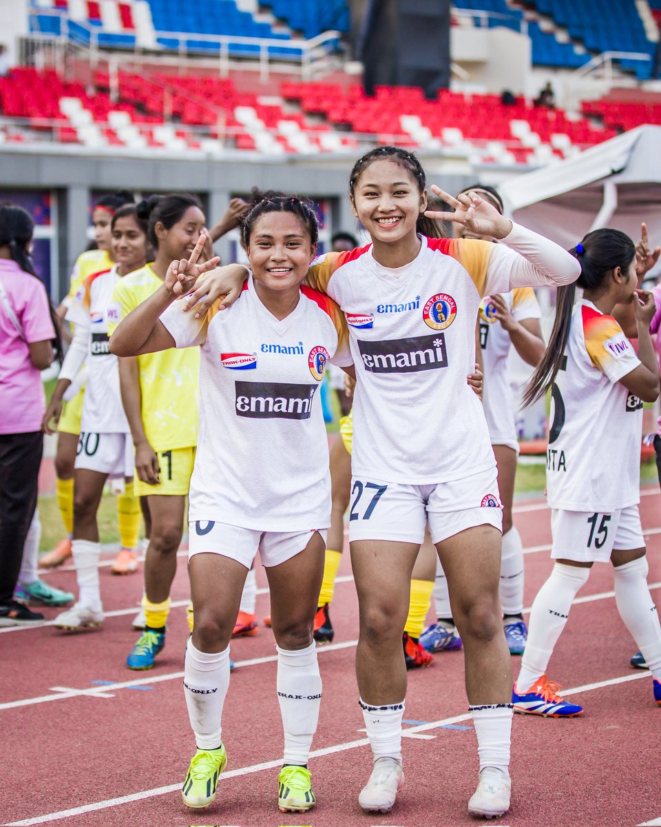 eastbengal_fc's tweet photo. Our #MoshalGirls are on a roll! โค๏ธ๐โฝ
#OFCEBFC Match Album ๐ธ (2/2)
#JoyEastBengal #IWL https://t.co/7bN1SwYuFC