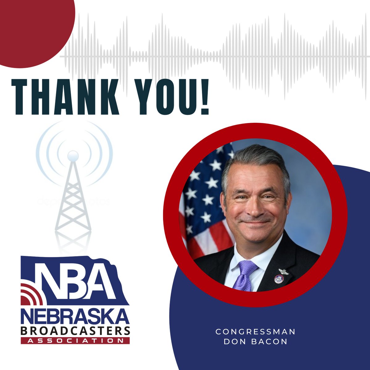 Nebraska Broadcasters Association (@nebroadcasters) on Twitter photo Nebraska's local radio broadcasters thank <a href="/RepDonBacon/">Rep. Don Bacon 🇺🇸✈️🏍️⭐️🎖️</a> for renewing his cosponsorship of the Local Radio Freedom Act. Much appreciated! #WeAreBroadcasters Nebraska's local radio broadcasters thank <a href="/RepDonBacon/">Rep. Don Bacon 🇺🇸✈️🏍️⭐️🎖️</a> for renewing his cosponsorship of the Local Radio Freedom Act. Much appreciated! #WeAreBroadcasters
