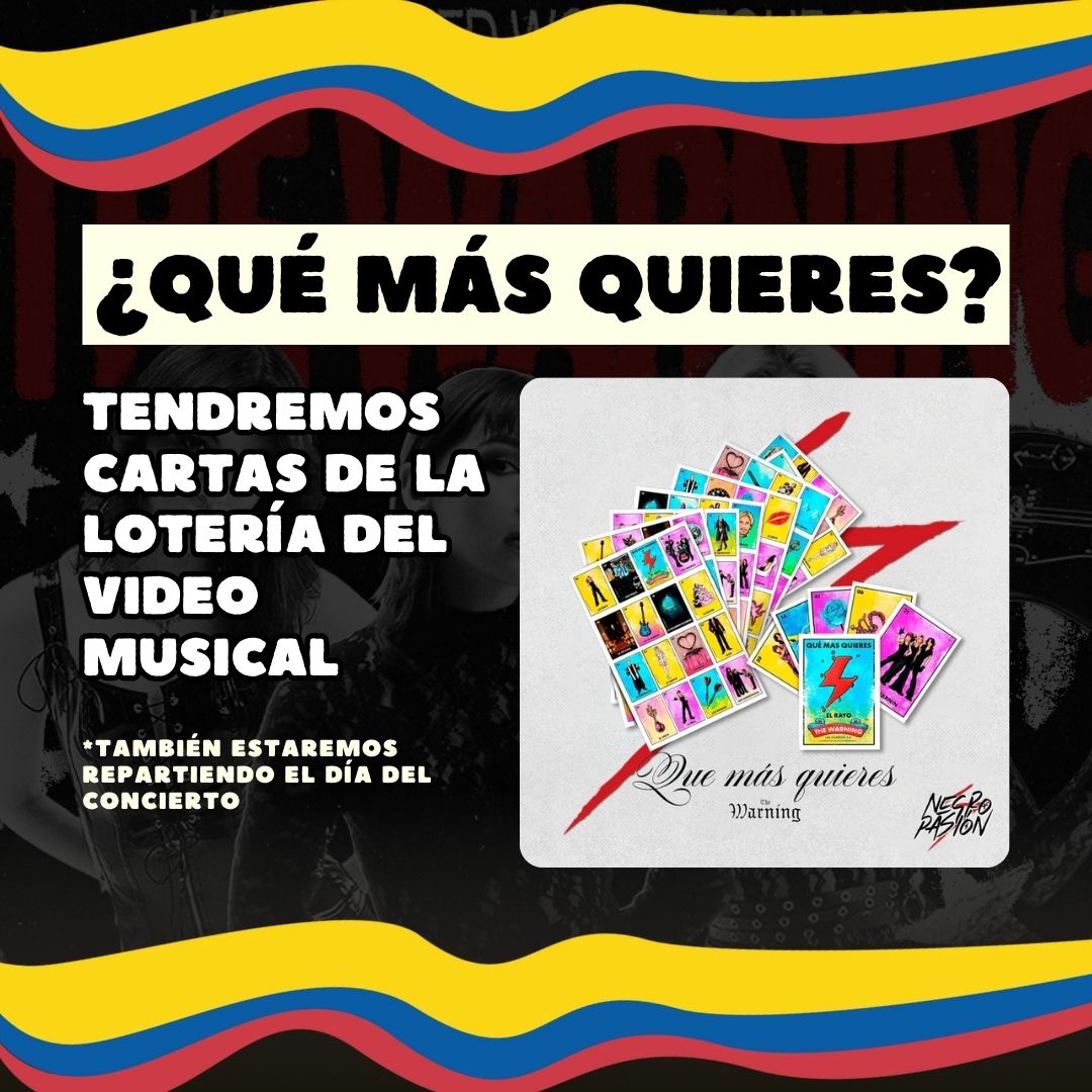 TheWarning_Col's tweet image. Para el concierto de Bogotá!! 🦈✨ #TheWarning