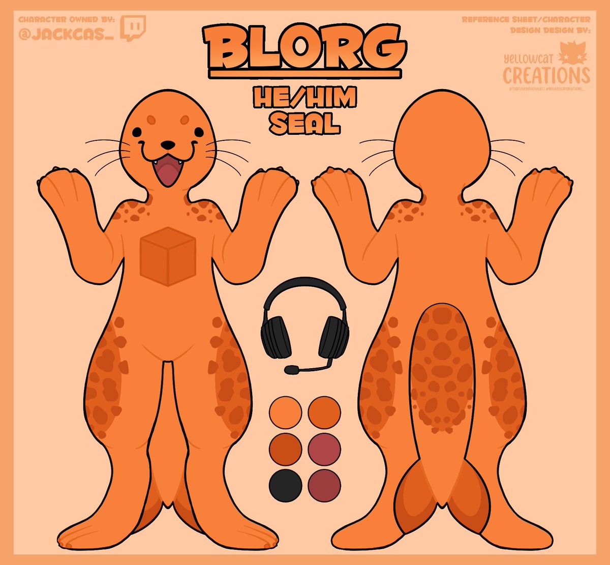that1yellowcat's tweet photo. “5 gifted and Flick will draw me a fursona I guess” @JackCas_ says on his Subathon…

5 gifted later, everyone meet Blorg 🧡

(boring disclaimer, he’s not a furry, but you should totally draw him for the funny >:3) https://t.co/cI0SHFygnS