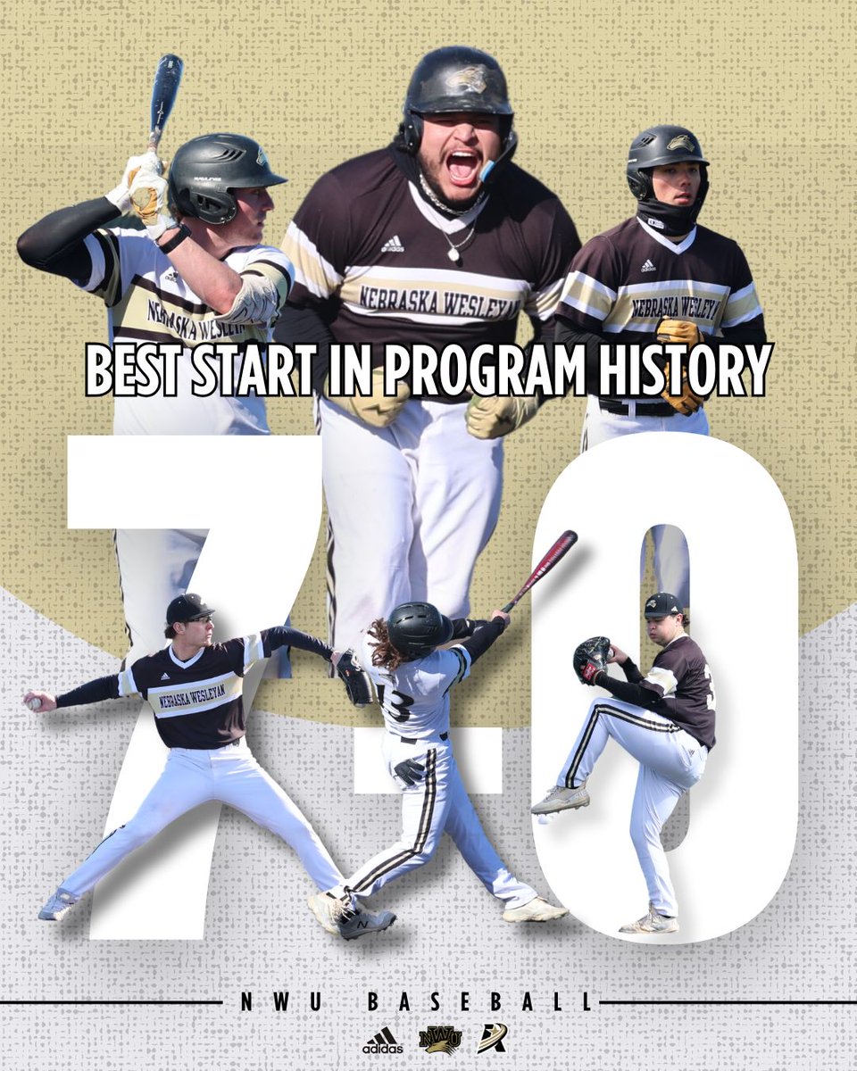 7-0. Best start EVER. #PWolfNation #YipYip <a href="/NWUBaseball/">Nebraska Wesleyan Baseball</a>