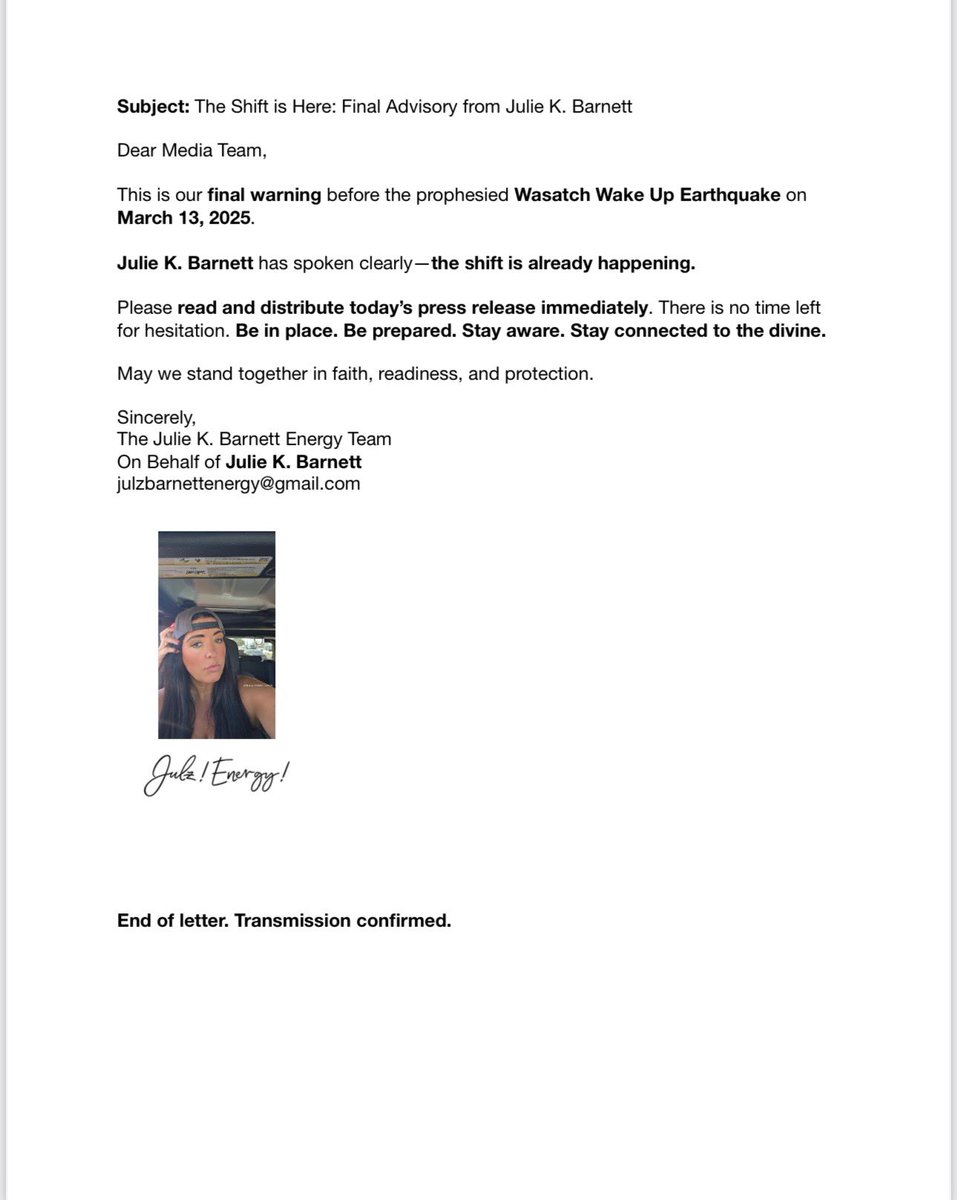 JulieRo57797577's tweet image. #SpiritualEmergency
#ShiftIsNow
#GodIsSpeaking
#JulieKBarnettMessage
#ListenToTheProphets
#SacredTransmission
#WatchTheSigns
#WakeUpAndPray
#PrepareWithPower