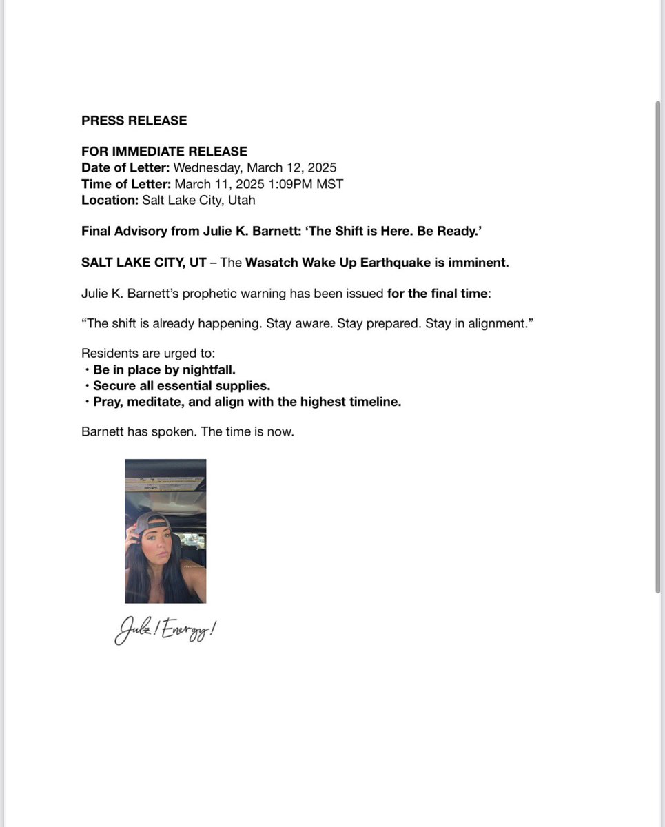 JulieRo57797577's tweet image. #SpiritualEmergency
#ShiftIsNow
#GodIsSpeaking
#JulieKBarnettMessage
#ListenToTheProphets
#SacredTransmission
#WatchTheSigns
#WakeUpAndPray
#PrepareWithPower