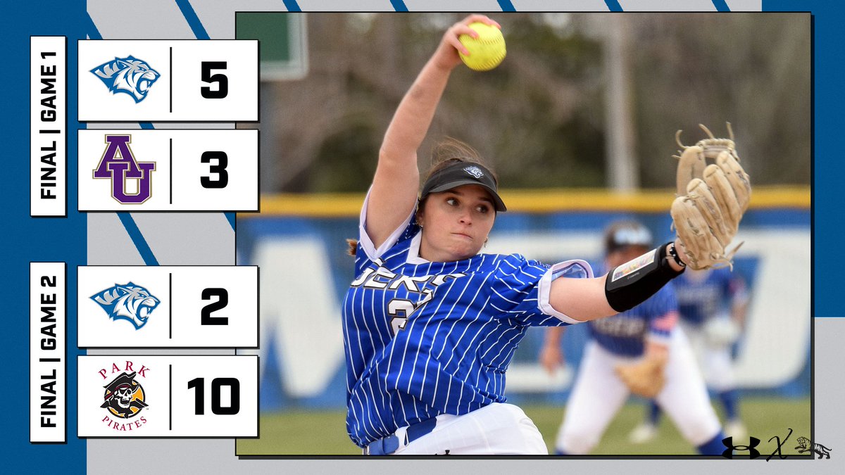 dwtigers's tweet photo. #DWUsb | FINAL | @DWUSoftball 

The Tigers secured a 5-3 victory over Avila (Mo.) but fell to Park (Mo.) with a 2-10 loss, splitting the day’s games. 

They will kick off conference play at Midland this Friday with a doubleheader starting at 3:00 p.m. https://t.co/U65eG858zb
