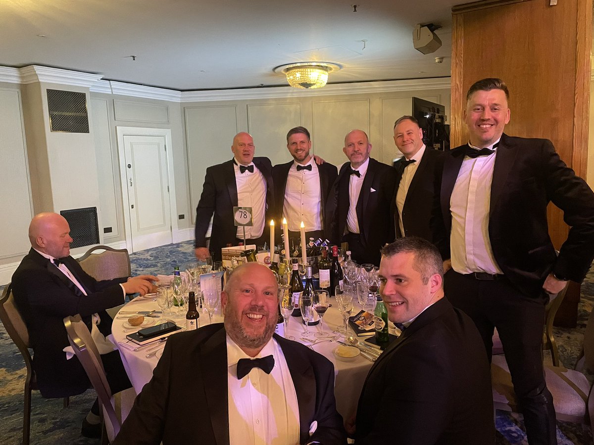 Table 78 ready for tonight’s #guild25 #partyready #allsmiles