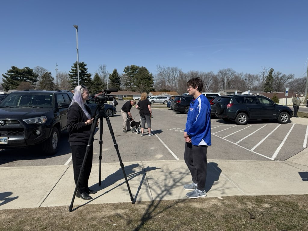 RCCSDsuper's tweet photo. Great day as the whole district celebrated state wrestling champion Gage Murphy. Thank you Reading Fire, Reading Police, and Mayor Bemmes for making this happen. Go Reading!! #bluedevilway https://t.co/wuba7ld8oo