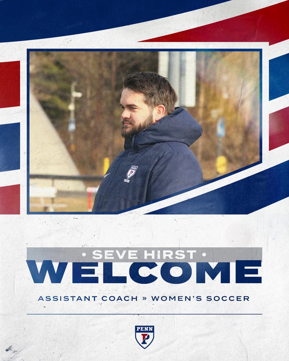 We are excited to welcome Coach Seve Hirst to our coaching staff!

#FightOnPenn🔴🔵⚽️