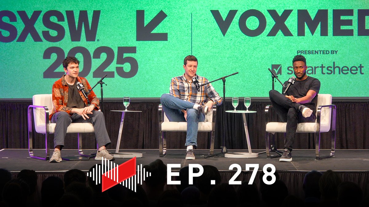 WVFRM's tweet image. New Bonus Episode! - Waveform Podcast Live at SXSW 2025!
🎥: youtu.be/9r2vObU3CEg
🎧: linktr.ee/MKBHD