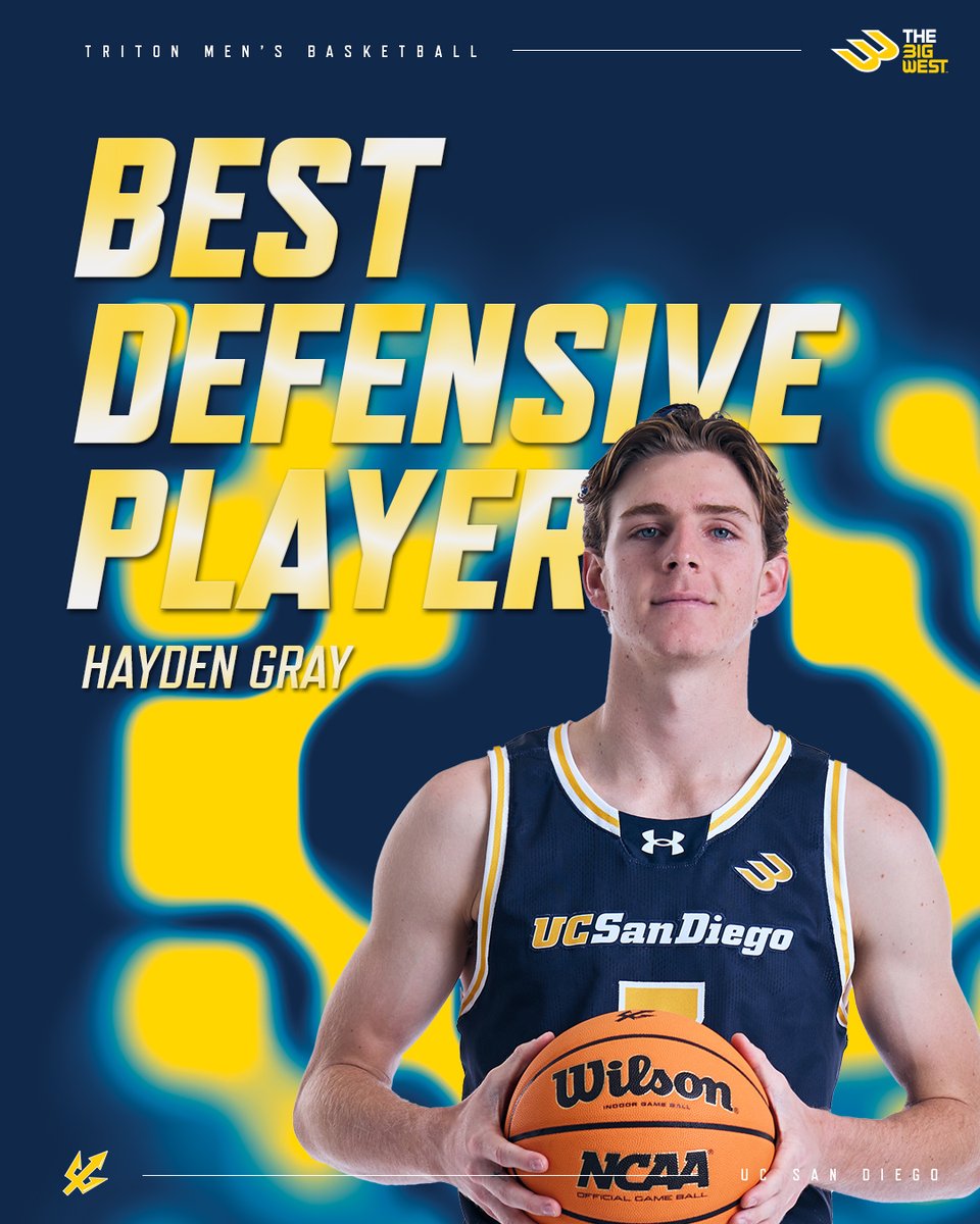 Hayden earned Best Defensive Player honors!

#GoTritons