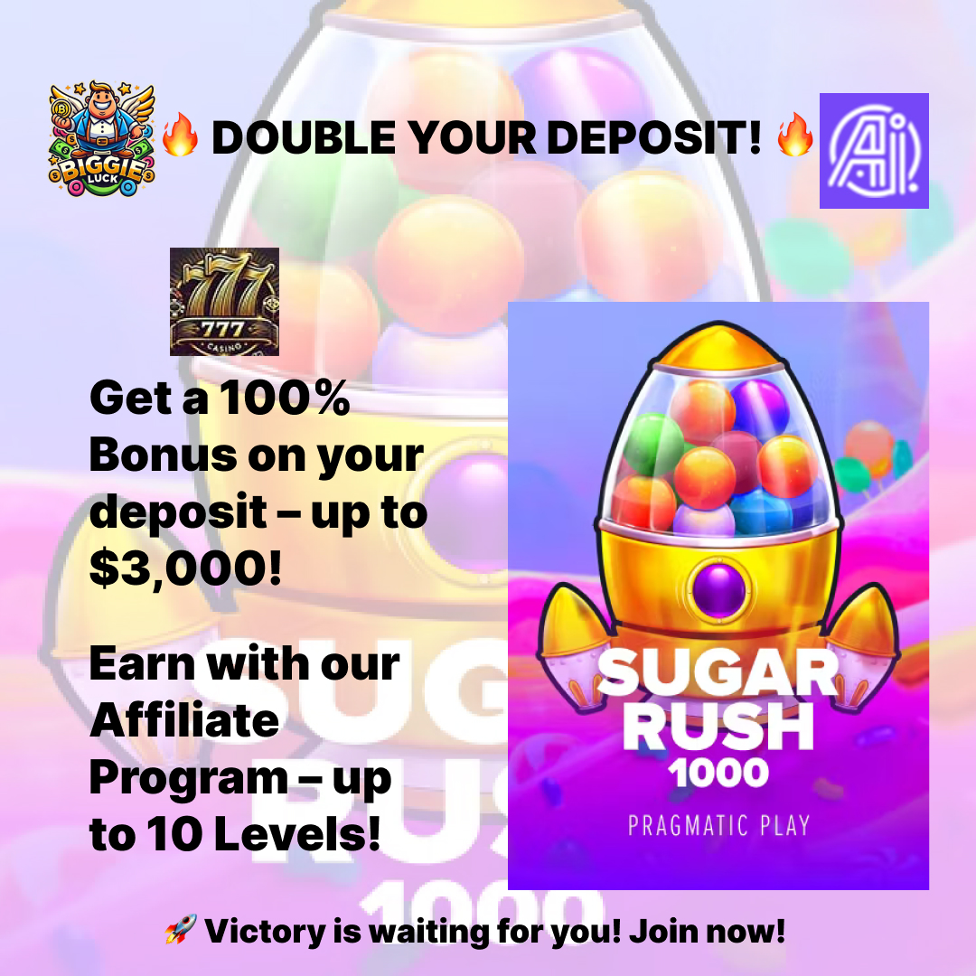 AIASTRAen's tweet photo. 🍬 Sugar Rush Just Got 1000x Sweeter! 🎰💰
 
Bigger multipliers, bigger wins, and non-stop candy-coated excitement! Spin your way to 1000x rewards—are you ready for the sugar rush of a lifetime?  

👉 Play now and hit the sweetest jackpot!

#SugarRush1000 #SweetWins #BigJackpots https://t.co/v4ymkrQDMO