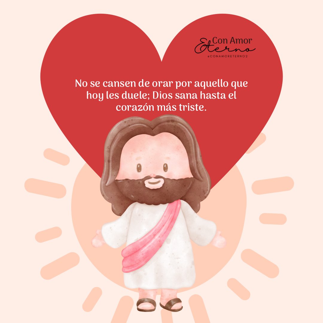 conamoreterno2's tweet image. Dios sana hasta los corazones más tristes❤️‍🩹