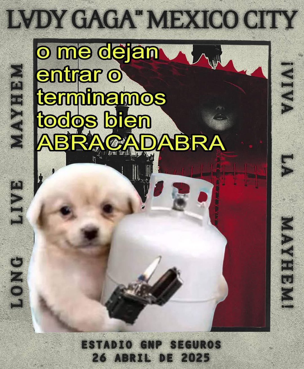 Me vale madre la fila, la preventa, el clima … necesito mis boletos para Lady Gaga en México o voy a enloquecer. 😭